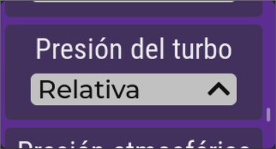 Nueva preferencia de tipo de presión