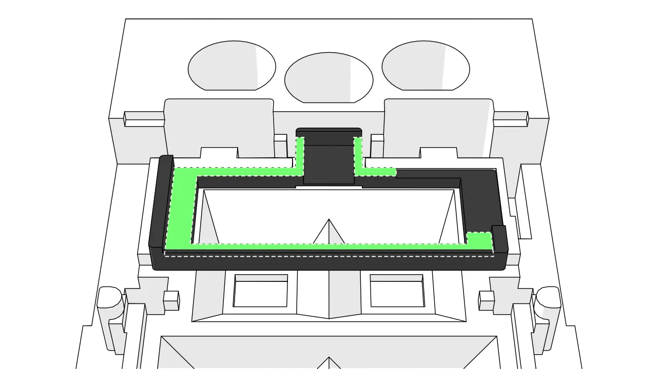 Superficies de asiento de la la PCB sobre la base